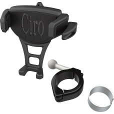 Ciro Phone Holder - Constrictor - Black - Black 1-1/8" | 1-1/4" Handlebar Mount - 0636-0575 50355